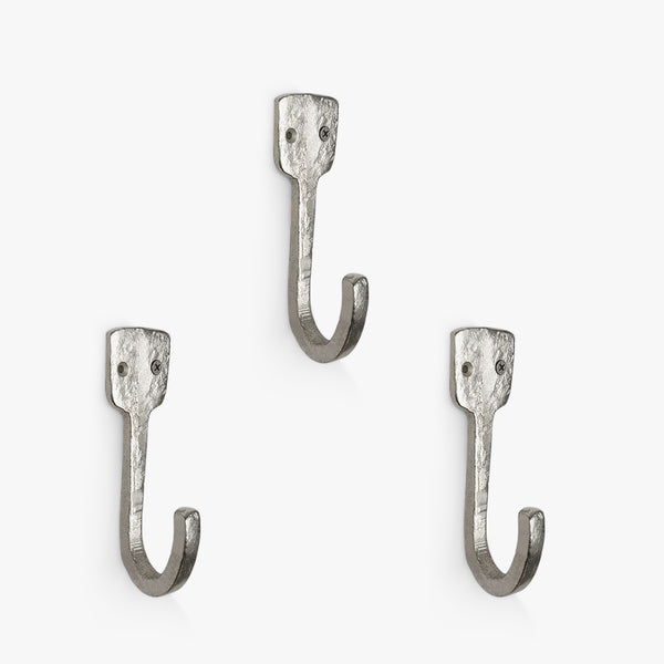 Silver Fixtures Wall Hook Set