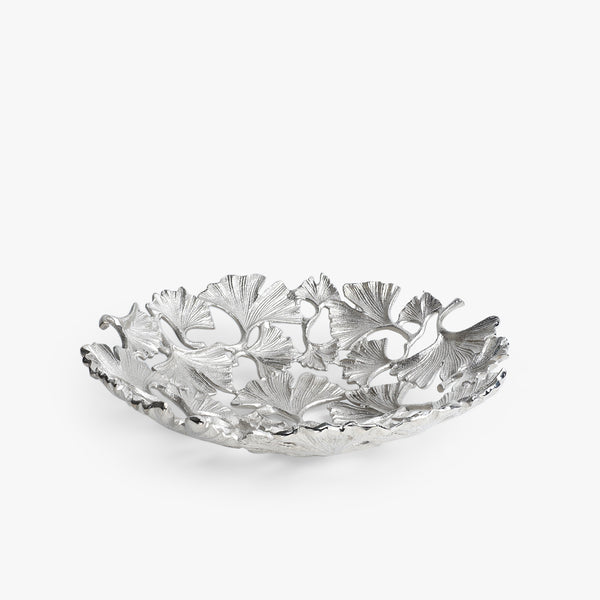 Entangled Silver Leaf Bowl