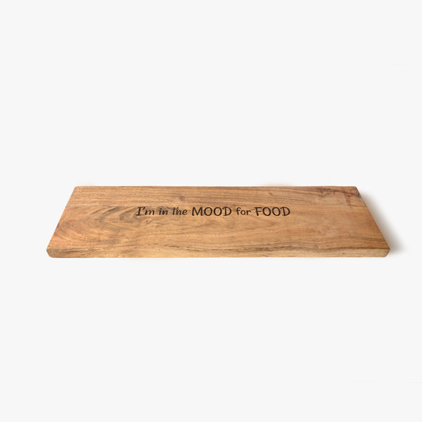 Foody Mood Wooden Platter