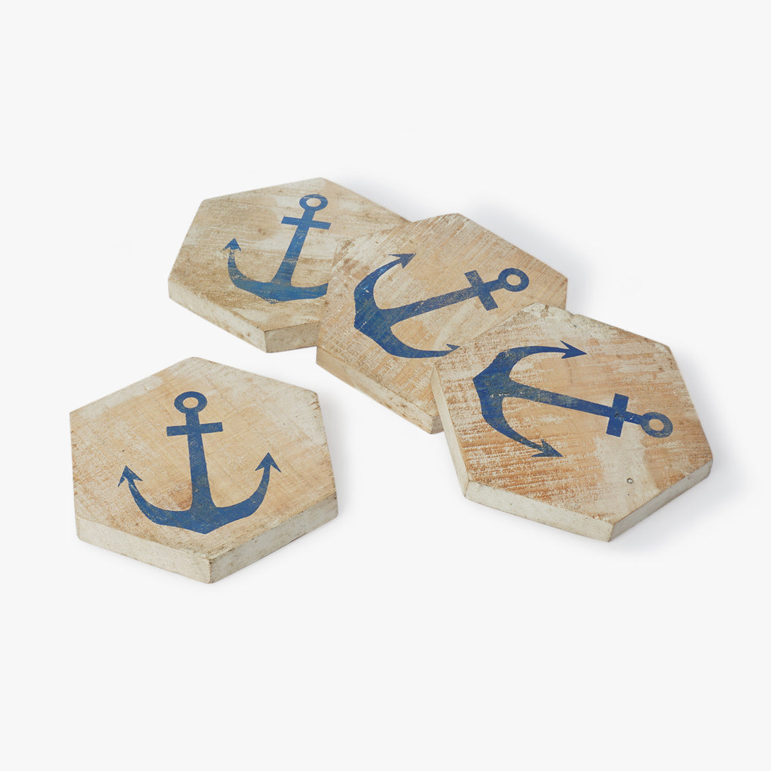 Hexagon Anchor Coaster