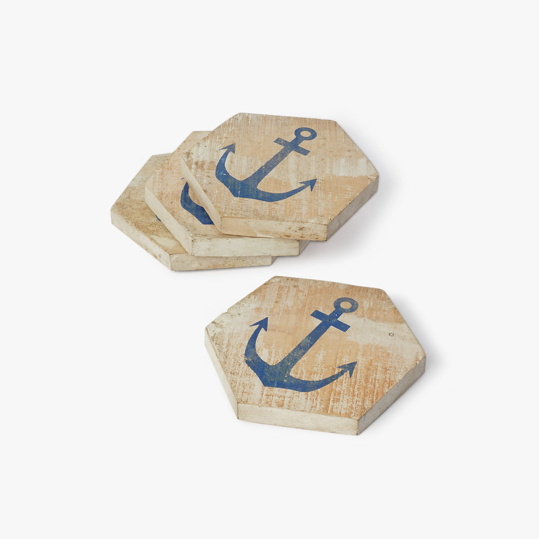 Hexagon Anchor Coaster