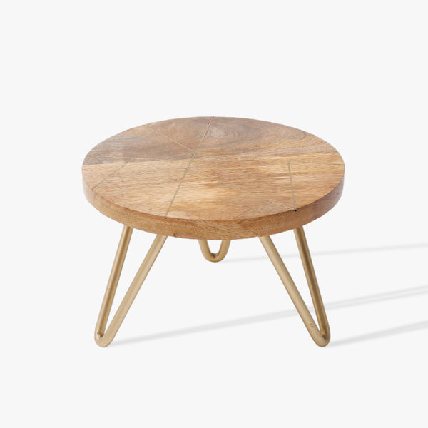 Solid Wood Cake Stand