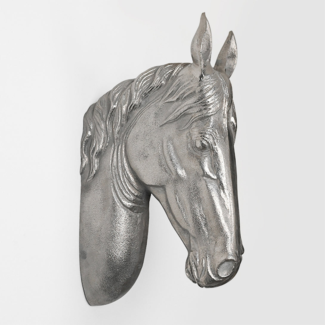 Silver Stallion Wall Accent
