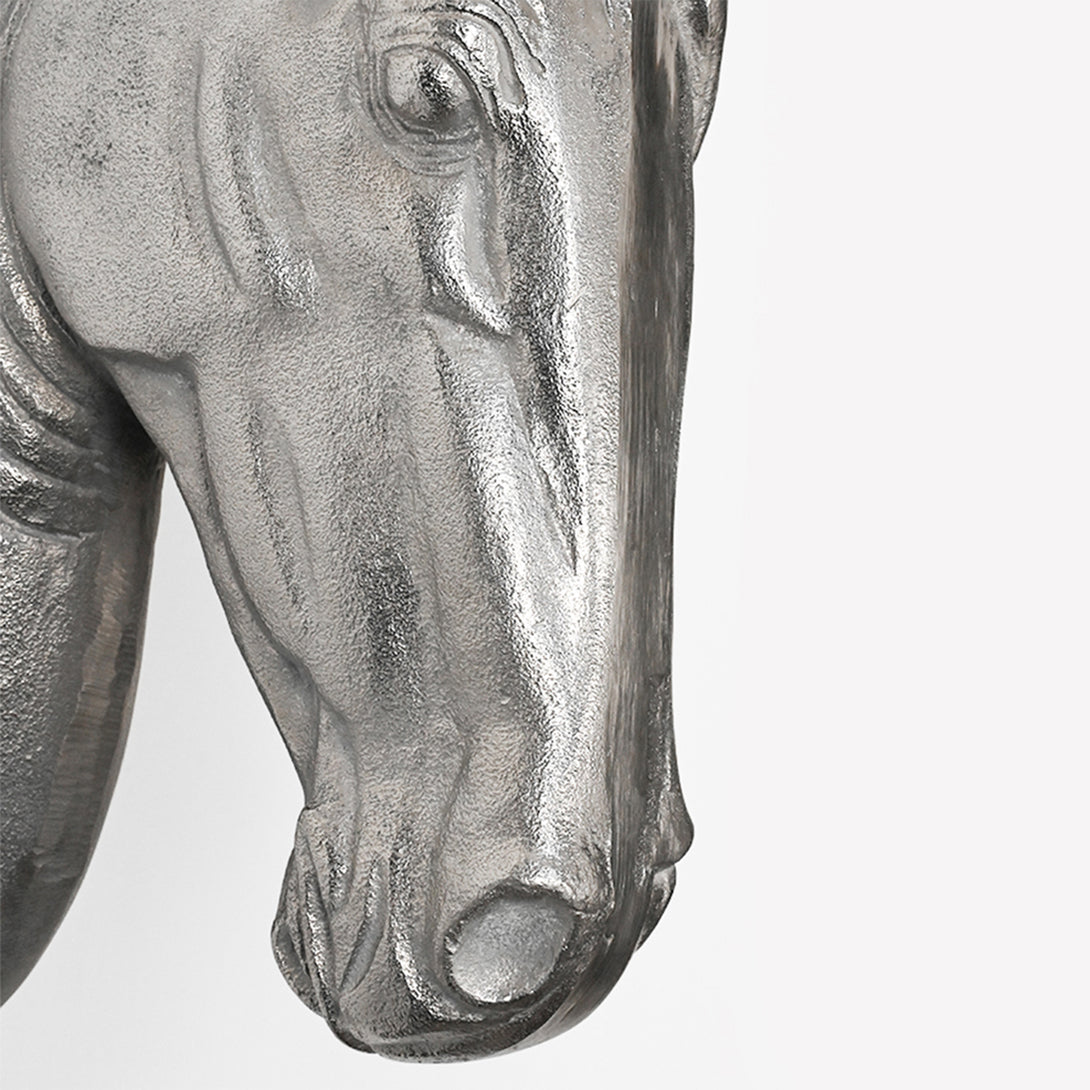 Silver Stallion Wall Accent