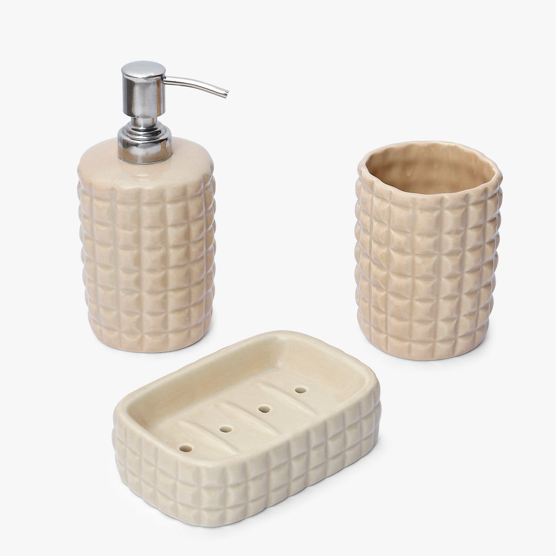 Deep Azure Bath Set