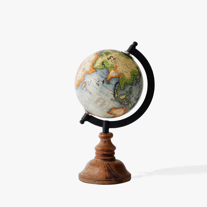 Contemporary Poppy World Globe