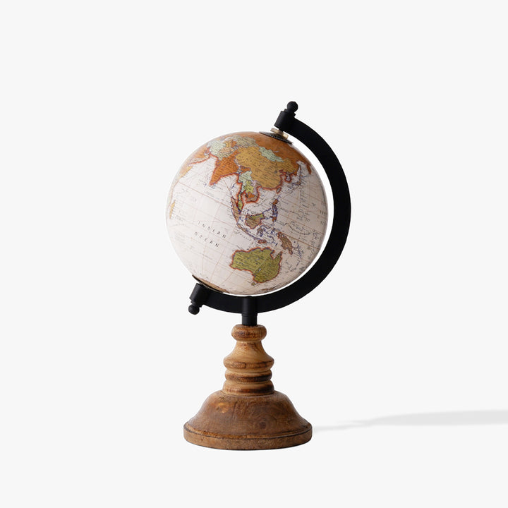 Contemporary Poppy World Globe