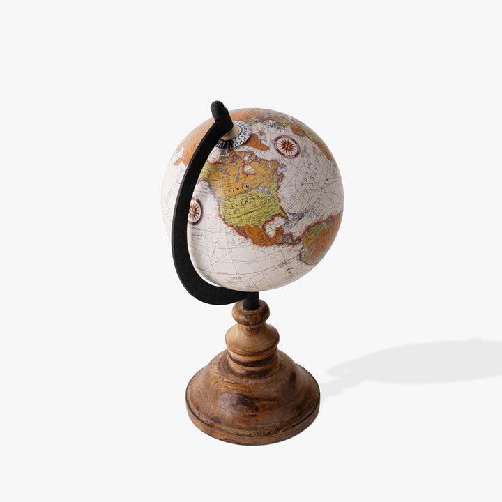 Contemporary Poppy World Globe