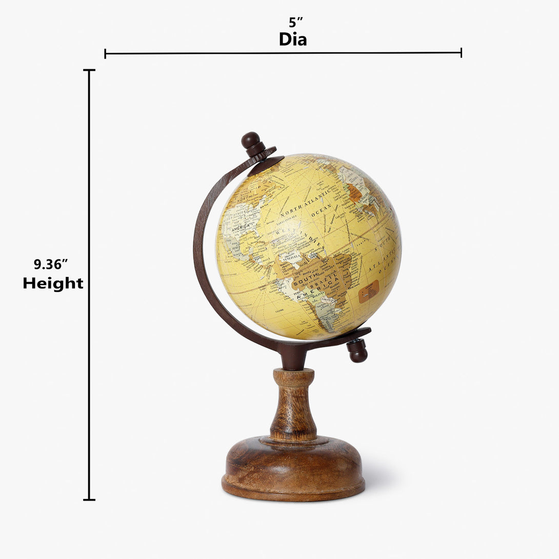 Wooden Stand Globe