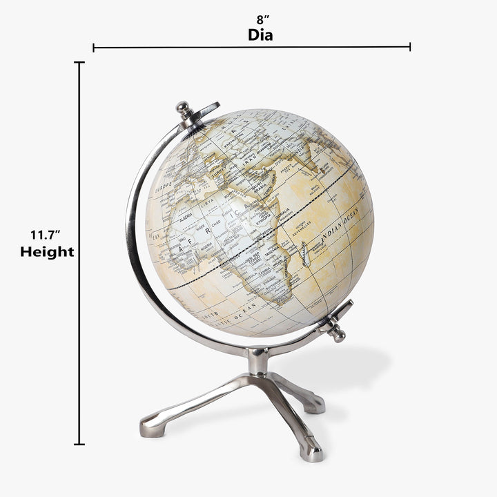 Neon Cosmic World Globe
