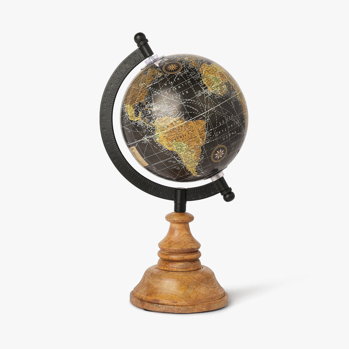 Contemporary Poppy World Globe