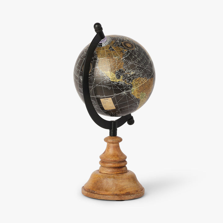 Contemporary Poppy World Globe