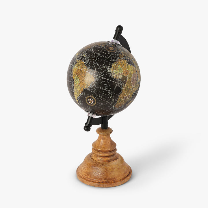 Contemporary Poppy World Globe