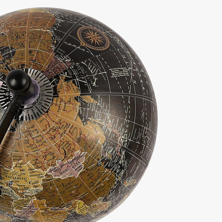 Contemporary Poppy World Globe