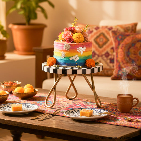 Black & White Cake Stand