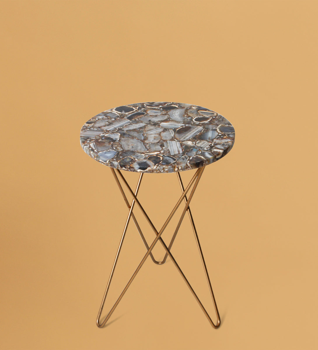 Luna Agate Accent Table