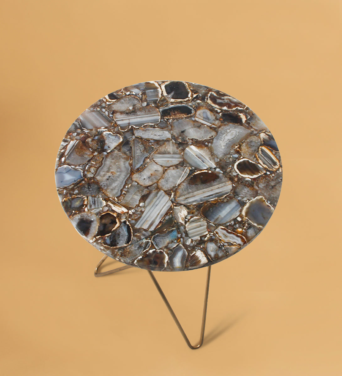 Luna Agate Accent Table