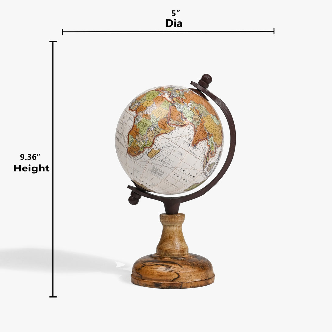 Wooden Stand Globe