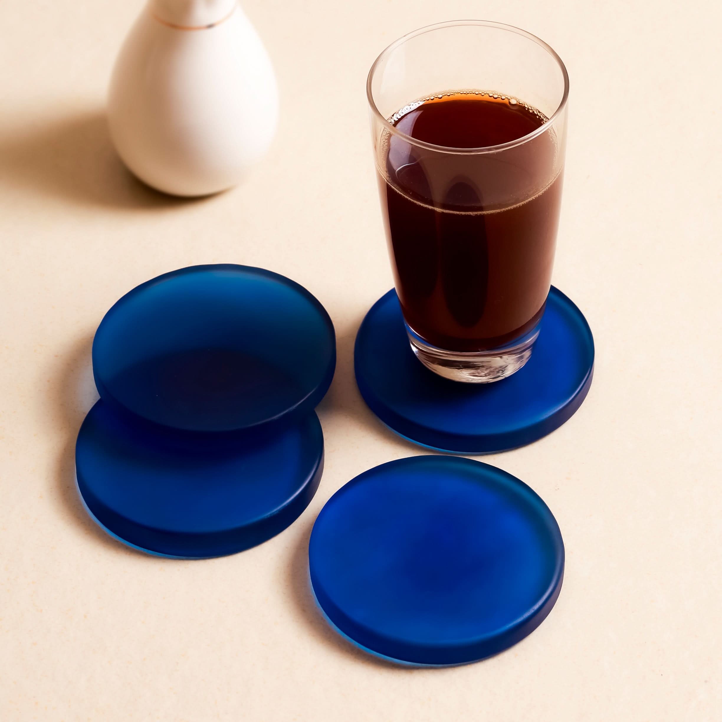 Blueberry Blast Round Coasters