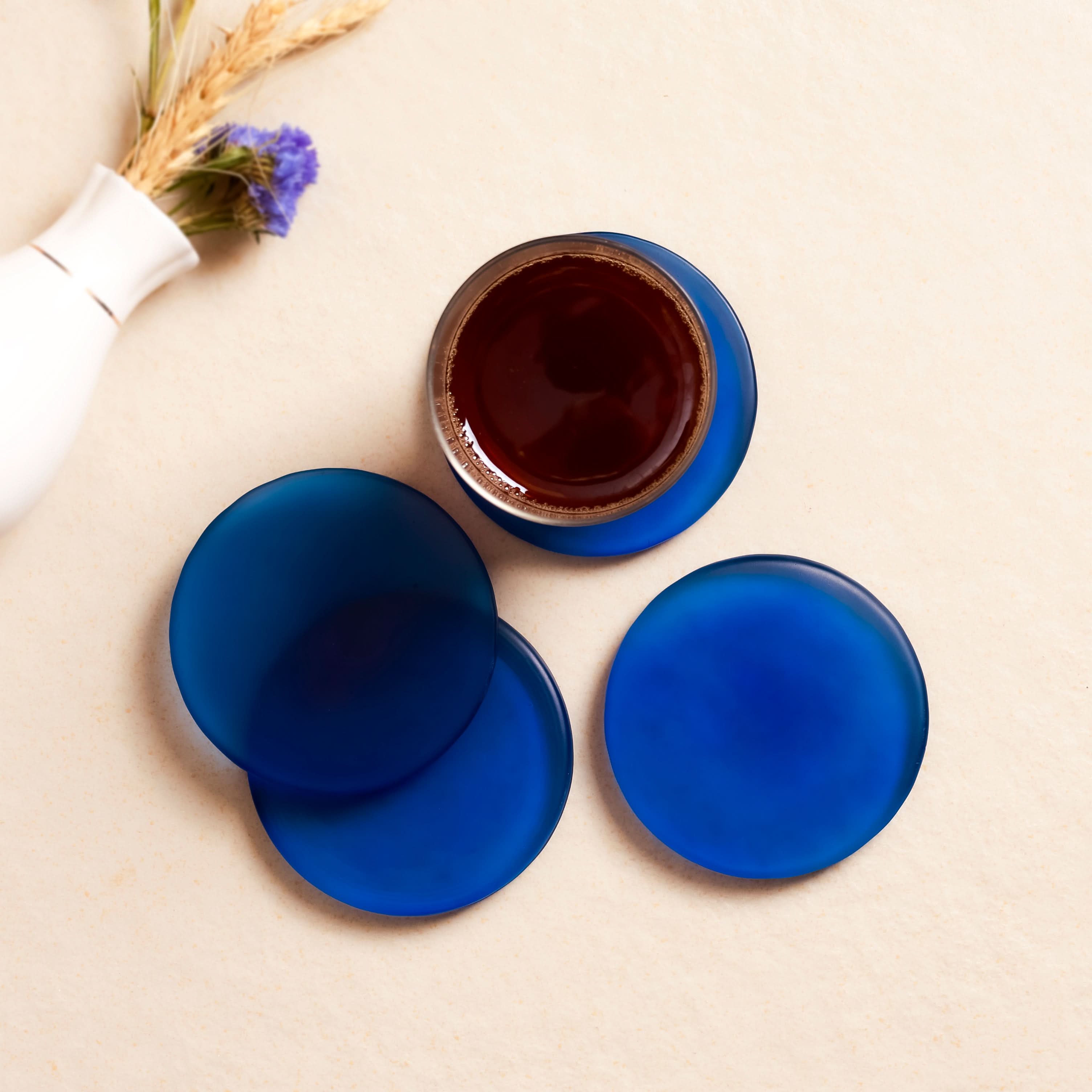 Blueberry Blast Round Coasters