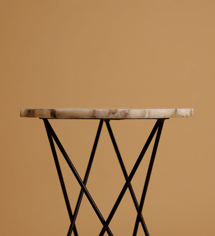 Ecstasy Agate Accent Table