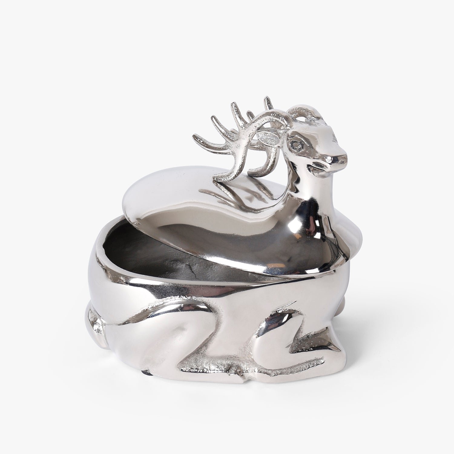 Deer Decorative Box for Table Decor, Dry Fruit Storage and Festive Styling