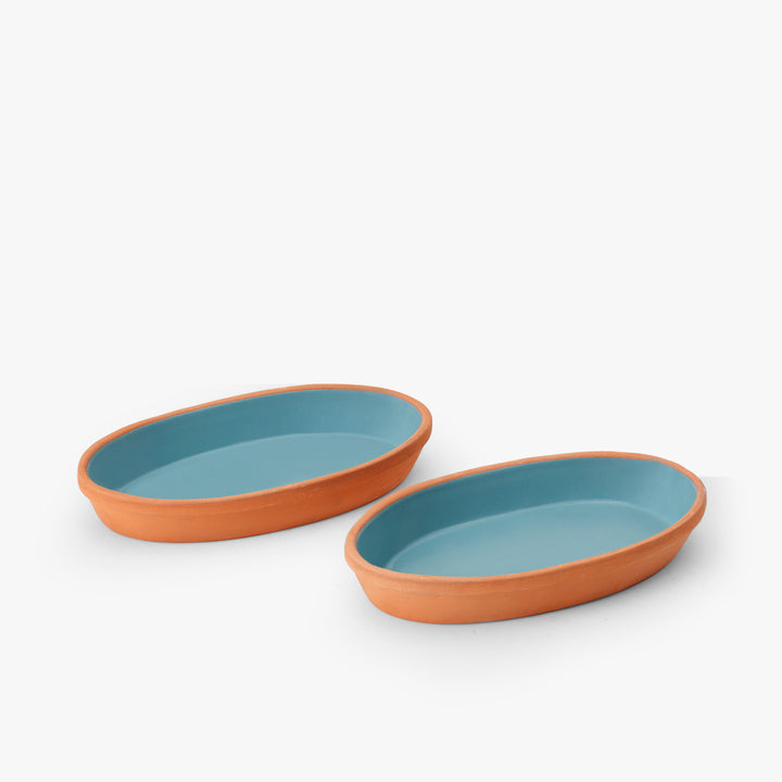 Terracotta Oval Plate Set