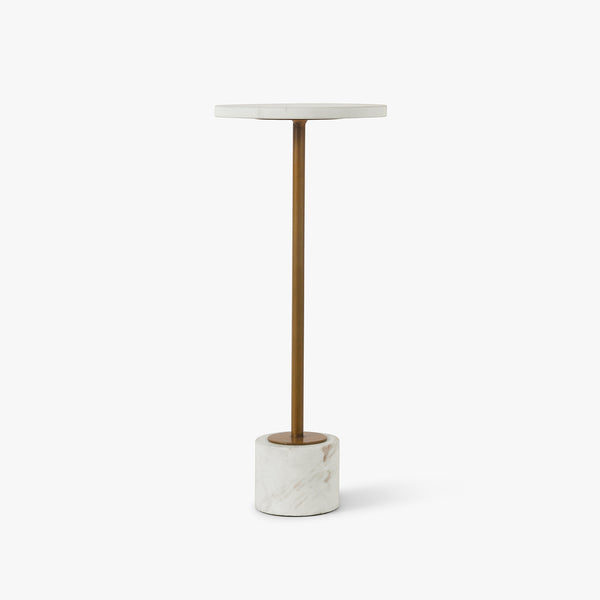 White Marble Drink Table for Home