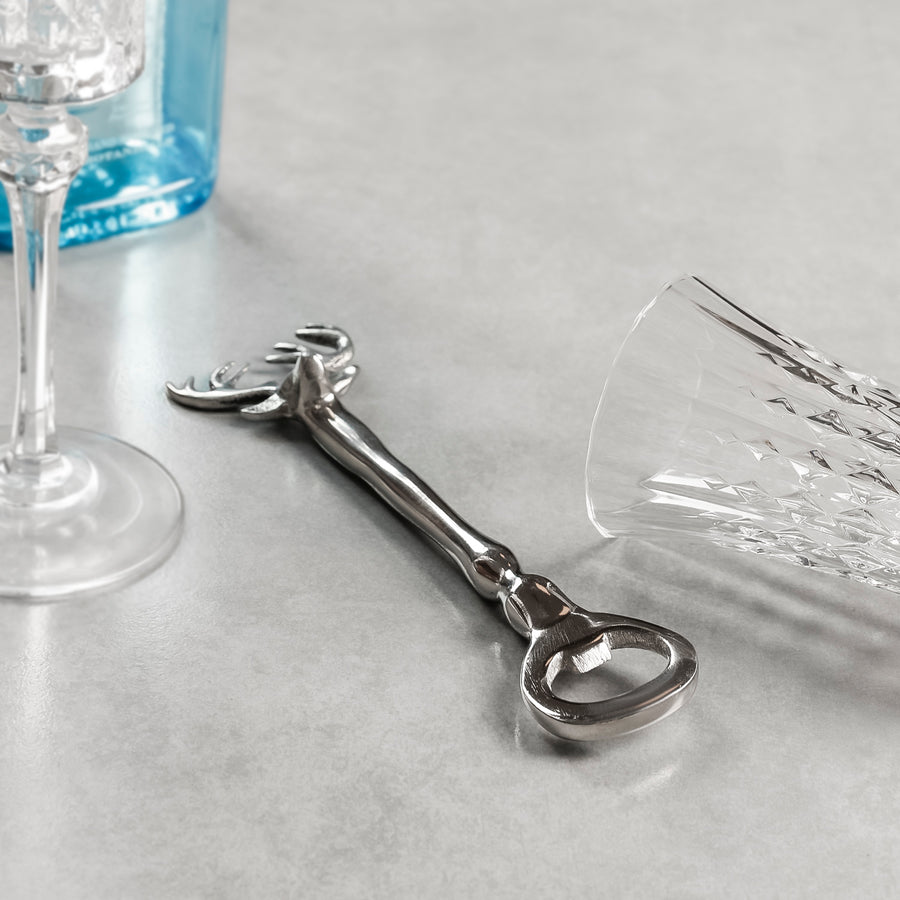 Deer Head Bottle Opener Metal Bar Tool for Kitchen and Home Bar