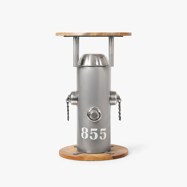 Fire Hydrant Metal Accent Table