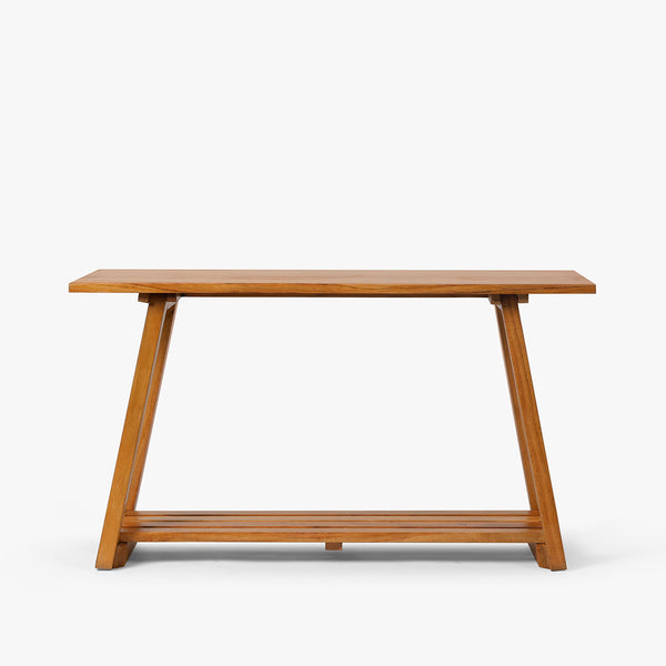 Solid Wood Coffee Table with Shelf