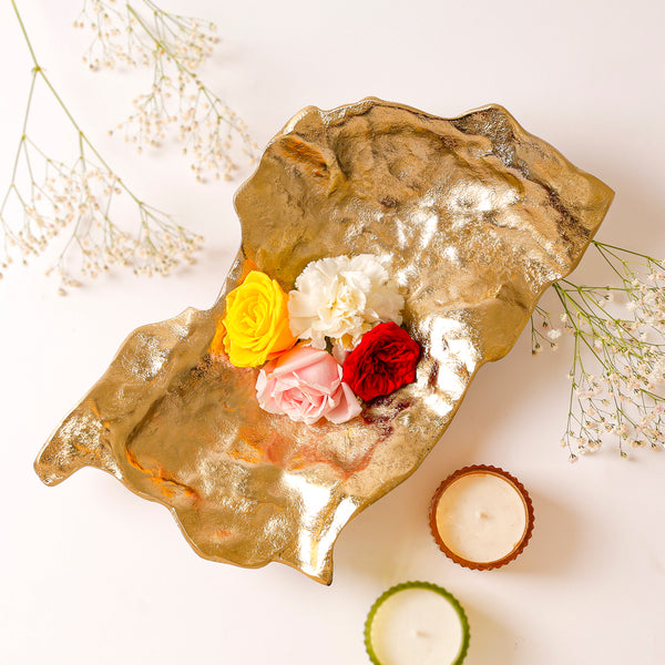 Luxury Textured Decorative Tray
