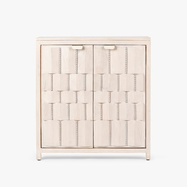 Grey Geometrical Cabinet