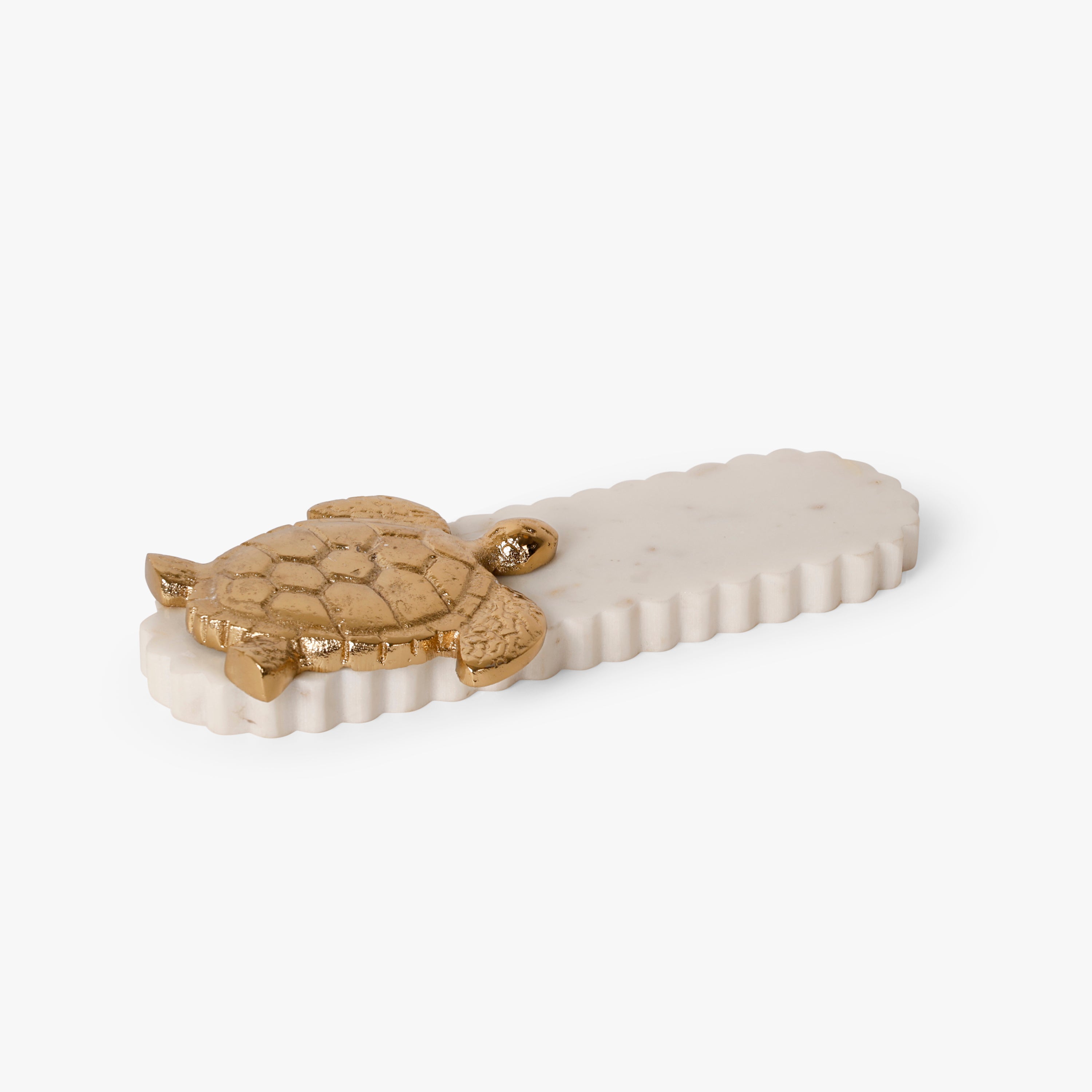 Turtle Charm Marble Incense Stick Holder