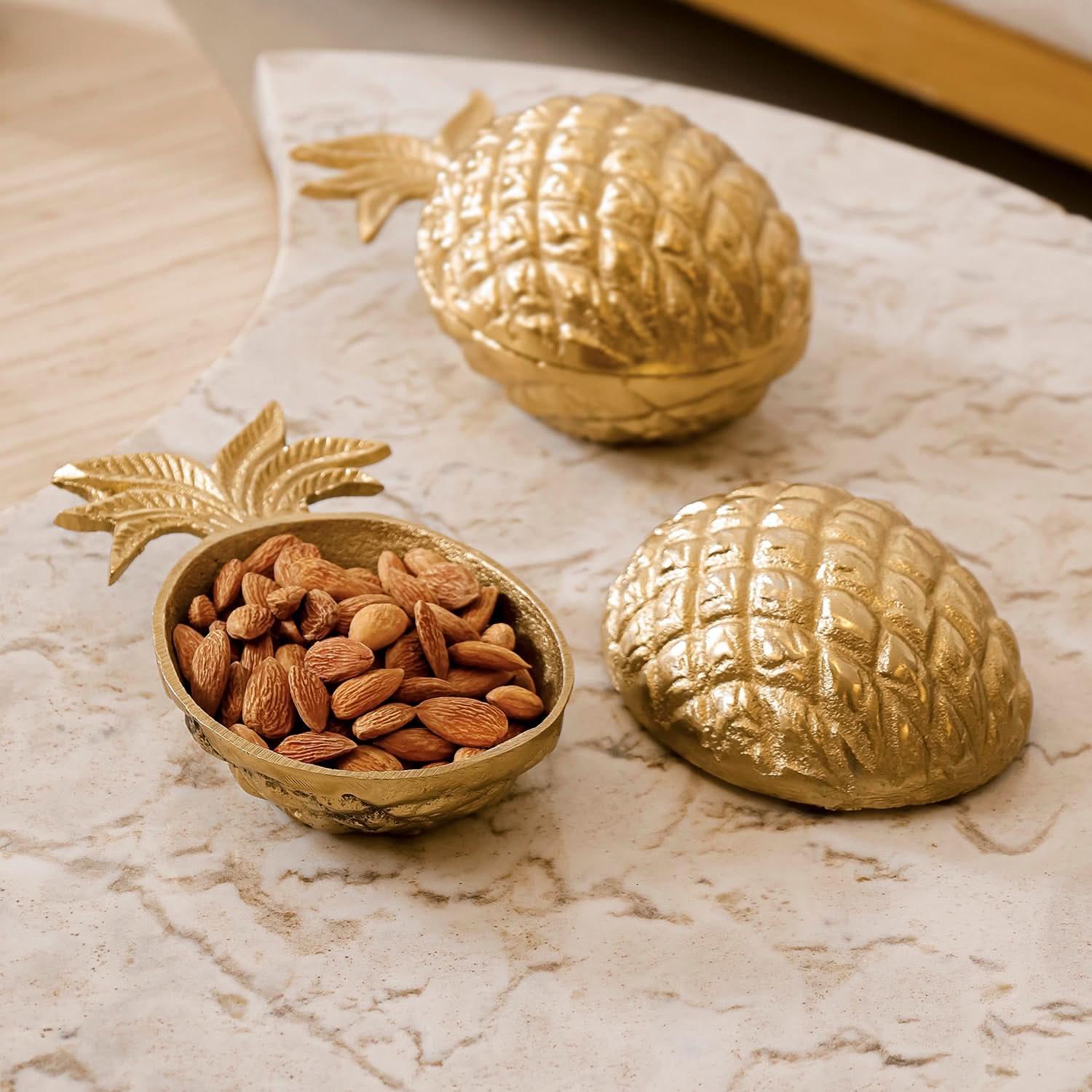 Pineapple Metal Dry Fruit Box