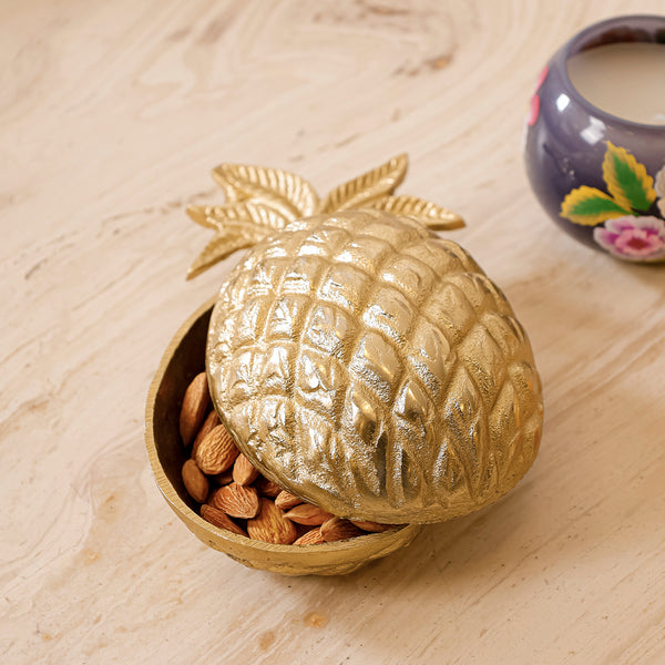 Pineapple Metal Dry Fruit Box