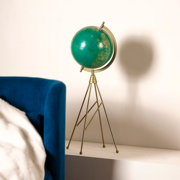 Emerald Orbit Tripod Globe