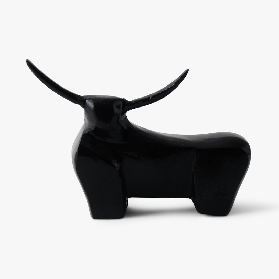Abstract Bison Sculpture