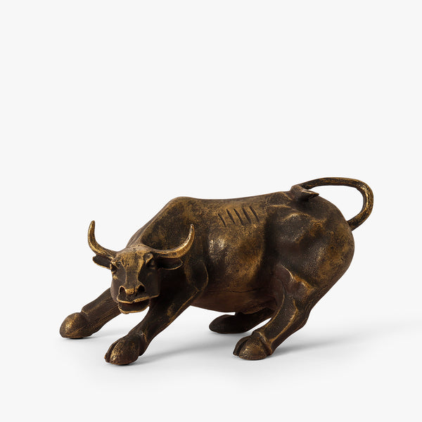 Regal Vigor Charging Bull Sculpture