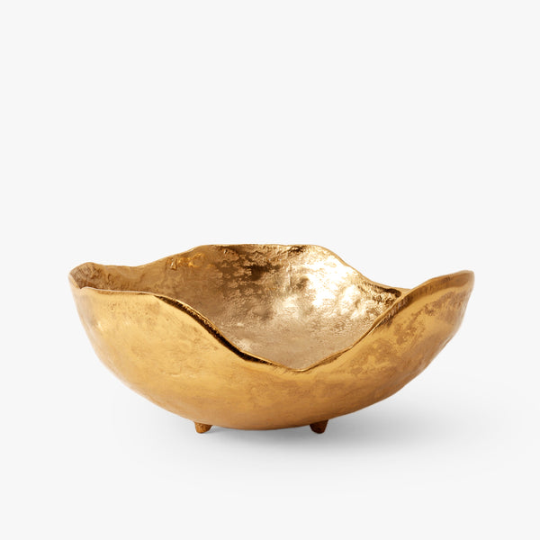 Golden Ambrosia Textured Bowl