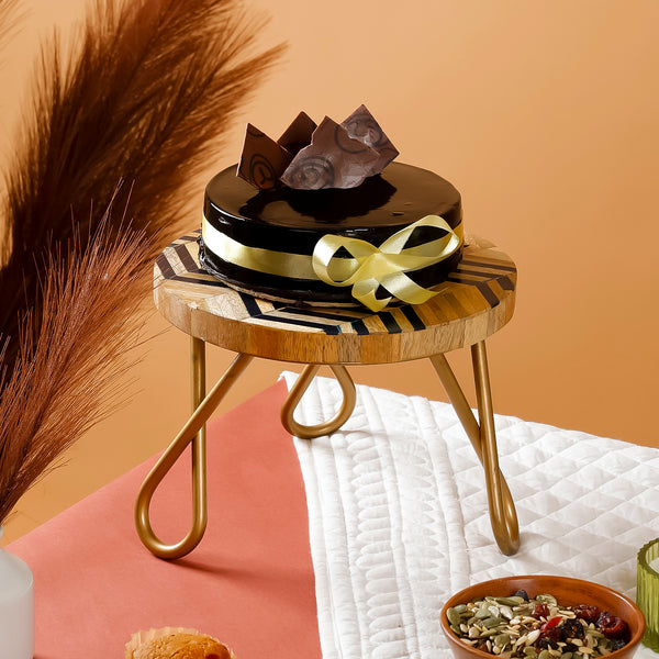 Chevronic Cake Stand