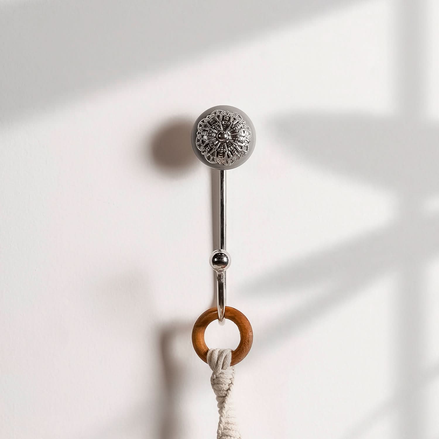 Celestial Grey Filigree Hooks