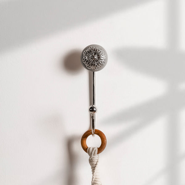 Celestial Grey Filigree Hooks