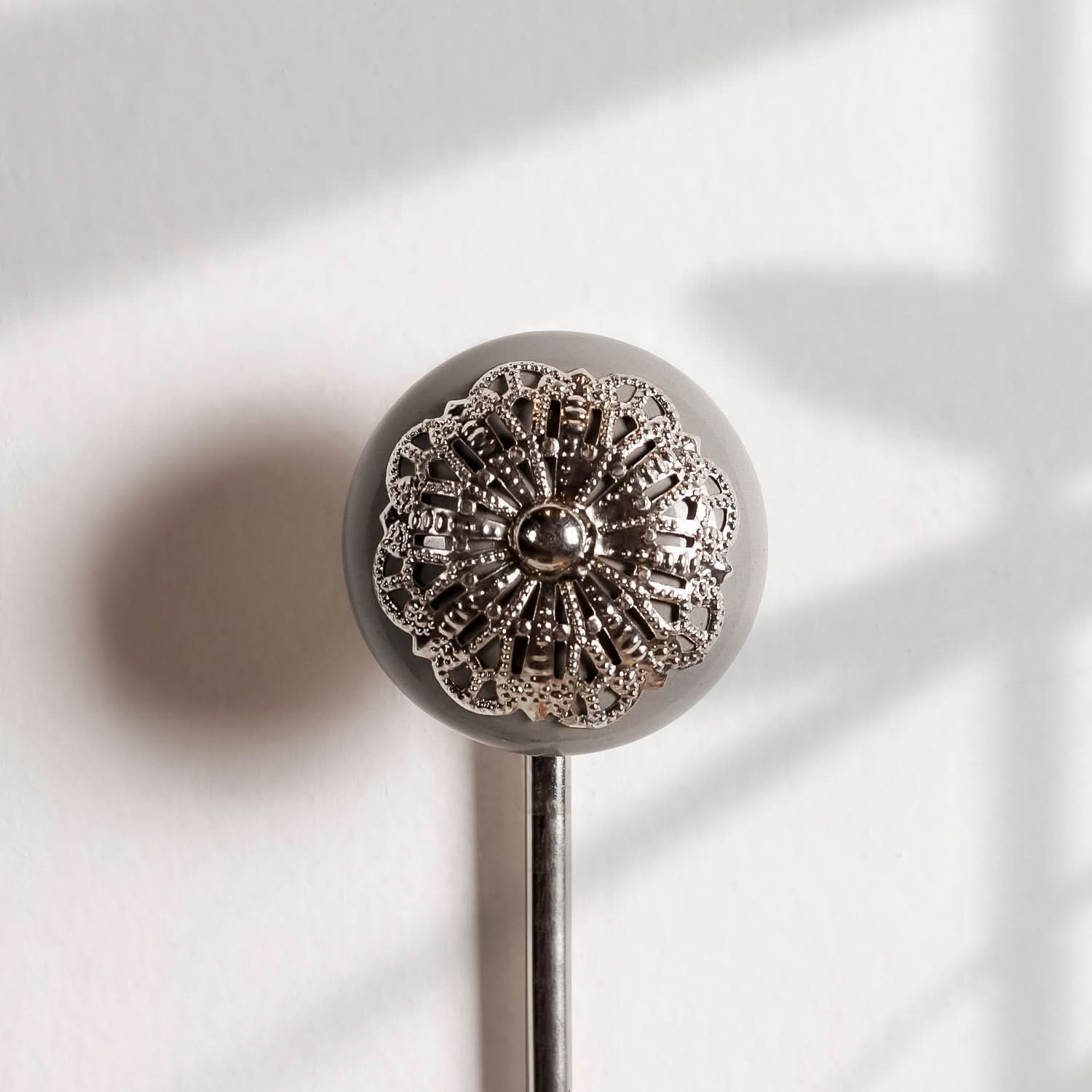 Celestial Grey Filigree Hooks