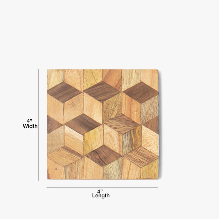Sylvan Stringed Rhombus Coasters