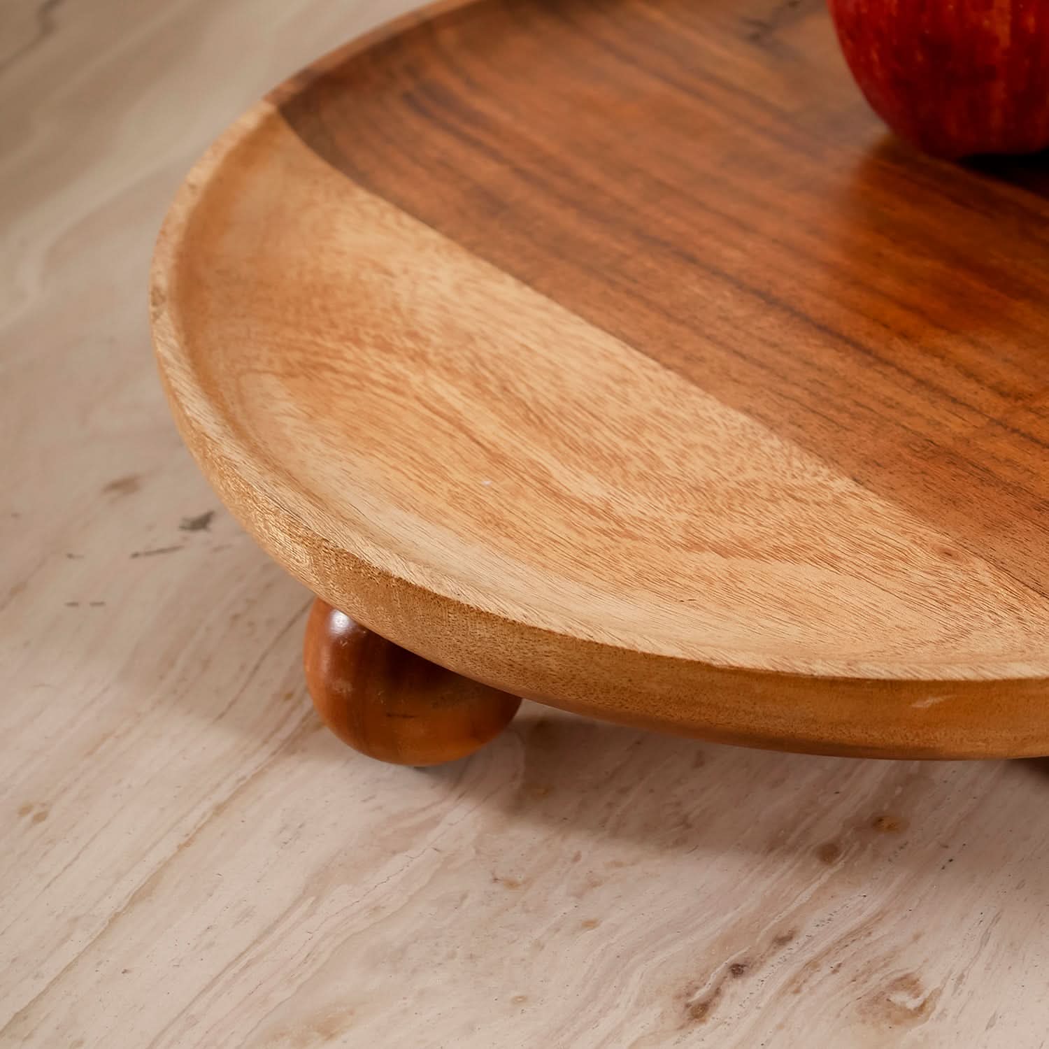 Wooden Pedestal Riser – Round Multipurpose Stand for Cake, Snacks & Décor
