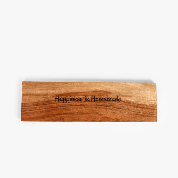 Scripted Wooden Platter