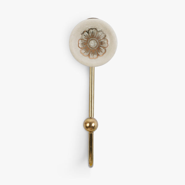 Black Fleur Wall Hook