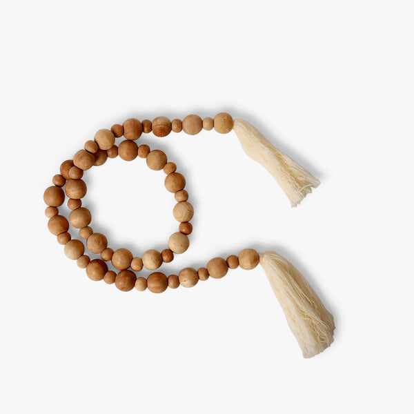 Beaded Wooden Garland