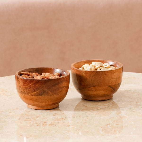 Prairie  Wood Duo Farm Bowl Set